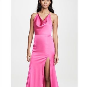 Backless Silky Dress